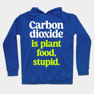 CO2 is good for trees. Trees are good for you. Hoodie